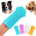 dlnope Dog Finger Toothbrush, 4-Pack Finger Toothbrush for Dogs, Upgraded Pet Tooth Brushing Kit, A Fun Dog Teeth Cleaning Tool that Also Doubles as A Gum Massage, Suitable for Medium and Large Dogs.
