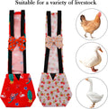 2 Pcs Chicken Diapers, Washable Poultry Pet Diapers for Hens & Ducks
