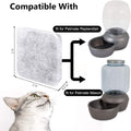 Dog Water Filter Replacement Compatible with Petmate Bowl Filters