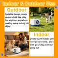 Ball Launcher for Dogs Indoor Automatic Small Dog Fetch Machine 3 Balls