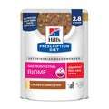 Hill's Prescription Diet Gastrointestinal Biome + Stress Digestive/Fiber Care Wet Cat Food, Chicken & Carrot Stew, 2.8 oz. Pouches, 24-Pack