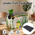 Aquarium Leveling Mat，Under Fish Tank Mat——Soft Absorbent Material，Anti-Slip and Waterproof Backing，Cushion the Friction