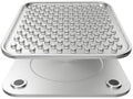 Feedoo Double Wall Stainless Steel Lick Mat for Dogs & Cats - Chew Proof & Whisker Friendly, Non-Slip Base, for Calm Feeding & Anxiety Relief - Dishwasher Safe Slow Feeder Pad [1Pack]