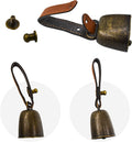 Dog Cats Collar with Anti-Theft Bell and Country Cow Bell
