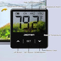 DIGITEN Aquarium Thermometer Digital Fish Tank Thermometer with Large LCD Display Stick On Water Terrarium Temperature S