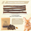 900g Apple Sticks Wood Chew Sticks Toys for Rabbits Chinchillas Guinea Pigs Hamsters Bunny Molar Chew Treats Toys for Te