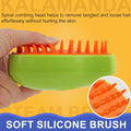 Cat Steam Brush, 3 In 1 Steamy Pet Brush, Silicone Massage Dog Hair Remover Comb, Spray Mist Grooming for Indoor Kittens