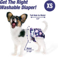 Pet Soft Washable Female Diapers (3 Pack) Female Dog Diapers, Comfort Reusable Doggy Diapers for Girl Dog in Period Heat