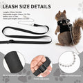 4pcs Bearded Dragon Harness and Leash Set for Small Reptile