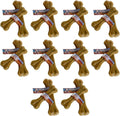Loving Pets Dlv4708 10-Pack Natures Choice Natural Pressed Rawhide Bones For Dogs, 8-1/2-Inch