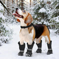 Dog Suspender Boots, Anti-Slip & Fall Waterproof Dog Shoes Leggings, Dog Paw Protector for Small Medium Dogs, Adjustable