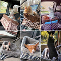 Dog Car Seats for Small Dogs, Upgrade Dog Booster Seat with Metal Frame Construction with Double-Layer Oxford, Perfect f