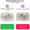 HL Submersible LED Lights,Warm White Mini LED Tea Light,150 Hour Runtime