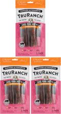 TRURANCH Large Pork Skin Rolls - Chicken-Wrapped Jerky Collagen Rolls - Collagen Chews for Dogs - Real Pork Skin - Rawhi