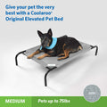 Coolaroo Original Elevated Dog Bed - Breathable Off-The-Ground Pet Bed with Cooling Fabric, Joint Relief & Moisture-Resi
