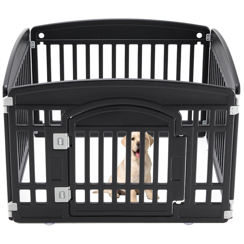 Sweetcrispy Plastic Dog Playpen, 4 Panel 24