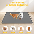 Lorvain 45" x 30" Cat Food Mat,Silicone Pet Feeding Mat with Raised Edges