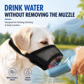 Dog Muzzle, Soft Air Mesh Muzzles for Large Sized Dogs, Breathable Dog Mussels for Scavenging Biting Licking & Barking, 