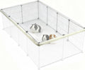 Cage Cover, Ventilated Mesh Top for C&C Midwest Guinea Pig Cage, Breathable & Escape-Proof Small Animal Enclosure Lid wi