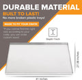 Metal Dog Crate & Kennel Replacement Tray/Pan, Galvanized, 41.0x27.4 in