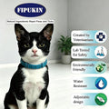 Fipukin Natural Ingredients Flea Repellent Collar for Cats, Safe and Effective Flea and Tick Repellent, Waterproof, 8 Months Protection per Collar, Free Comb, One Size Fits All, 13.8 Inches, 2-Pack