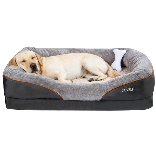 JOYELF XXLarge Memory Foam Dog Bed, Orthopedic Dog Bed & Sofa with Removable Washable Cover for Large Dogs