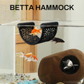 Betta Fish Hammock, White Floating Resting Leaf with Suction Cup - Aquarium Perch Ledge for Bettas, Shrimp, and Nano Fis