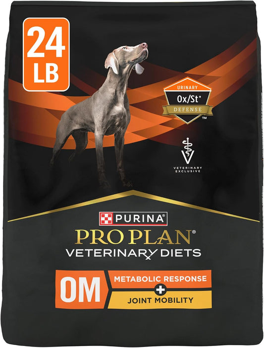 Pro Plan Veterinary Diets Purina OM Metabolic Response Plus Joint Mobility Dry Dog Food - 24 lb. Bag