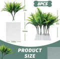 8Pcs Fake Grass Plants Pee Post for Dogs to Pee on, Guiding Male Dogs to Urine and Preventing Urine from Splashing Every