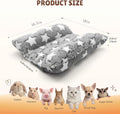 16.5 X 18in Washable Soft Rabbit Bed, Thickened and Softer Bunny Bed, Double-Sided Plush Rabbit Beds,Bed for Bunny,Bunny