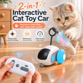 Remote Control Mouse Cat Toy, Smart Interactive Moving Cat Toy Car with Obstacle Avoid, USB Rechargeable Electric Kitten
