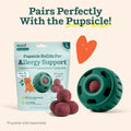 WOOF Pupsicle Refill Pops for Allergy Support for Dogs - Allergy Dog Treats for the Pupsicle Toy to Support Your Dog’s Natural Immune Defenses - Large Pops - 7 Count