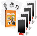 Nabance Inkless Paw Print Kit for Dogs, Cats & Babies, 4 Clean Touch Ink Pads and 8 Imprint Cards, Pet Paw Print Impression Kit for Dog Nose & Baby Handprint Kit, Keepsake Gift for Pet Lovers,New Moms