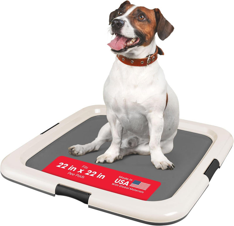 IRIS USA Secure Pee Pad Holder for Regular Sized Dogs, Fits 22