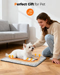 Self Warming Cat Bed, Warm Thermal Dog Pad Self Heating Pet Mat 15 X 19 In