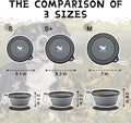 Rest-Eazzzy Collapsible Dog Bowls, 2 Pack Sturdy Portable Dog Water Bowls