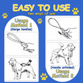 Deshedding Tool Grooming Brush for Horse Dog Cat(Double Loop)