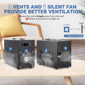 Poafamx 16gal Aquarium Chiller Quiet Small Water Chiller Electronic Cooling