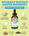 L-Lysine for Cats,Lysine Drops Immune Support Supplement,Sneezing,Cold,Allergy Relief,Runny Nose,Feline Respiratory,Natural Antibiotics for Cats with Colostrum,Taurine Cat(Roast Chicken Flavor/2floz)
