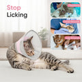 Supet Soft Cat Cone Collar Recovery to Stop Licking Breathable Mesh Surgery