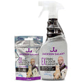 Jackson Galaxy EX Stain & Odor Eliminator - Cat Pee Cleaner, Reusable 23oz Bottle with Refill Included - Fast Acting & Non-Toxic CO2 Based Pet Urine Remover - Made by a Trusted Cat Expert