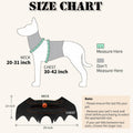 Olanrun Large Dog Halloween Costumes, Adjustable Dog Bat Wings Costumes for Large Dogs with Pumpkin Bell Skeleton Print 
