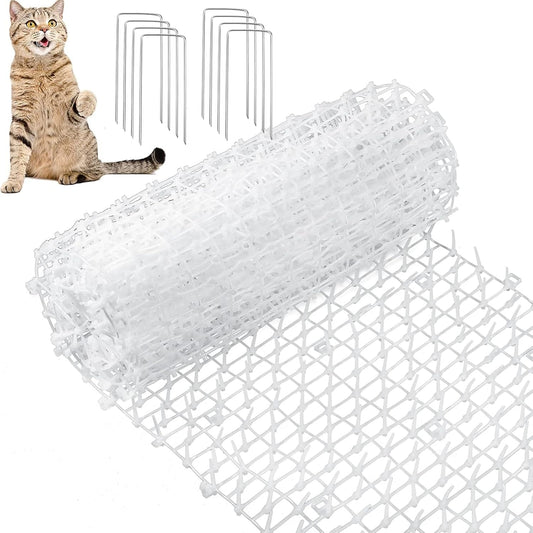 Zopeal 13ft Cat Deterrent Mat, Soft Spikes, Indoor Outdoor Pet Repellent