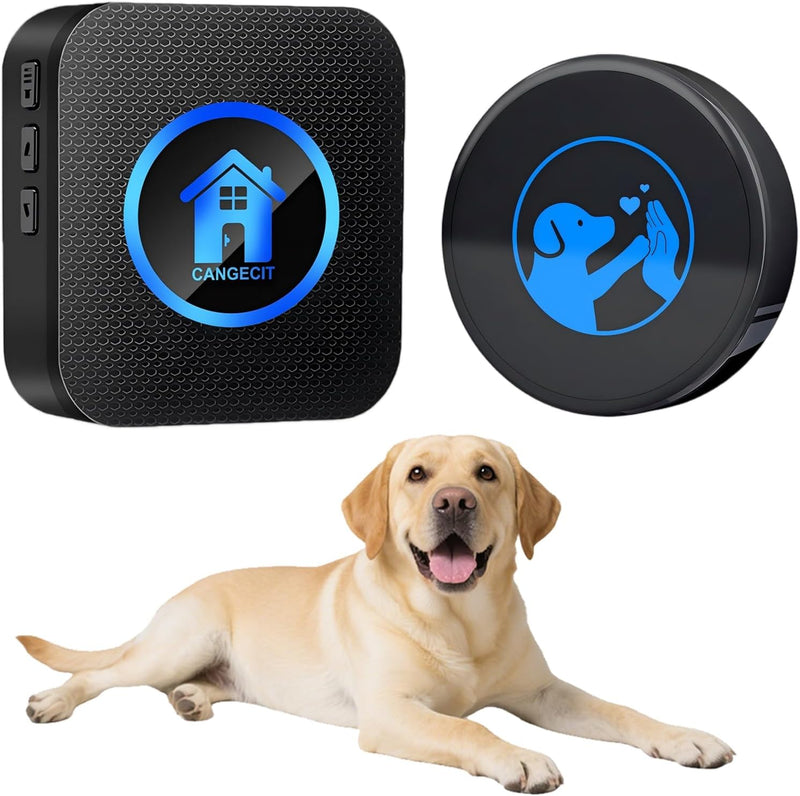 Dog Door Bell for Potty Training, Smart Wireless Doggie Doorbell to Go Outside, 1000 Feet Long Range with IP65 Waterproo