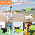 XIGOU Dog Flying Disc, 2 Pack Dog Flyer Toys, Soft Rubber Interactive Lightweight Flying Disc Dog Toy for Small Large Do