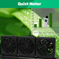 Aquarium Cooling Fan for Fish Tank, 5-Speed Aquarium Chiller Cooler with Timer, Adjustable Angle, Low Noise Cooling Syst