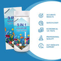 Aquarium Test Strips for Fish Tank: 9 in 1 Aquarium Ammonia Test Strips for Fish Tank - 125 Counts Aquarium Water Test K