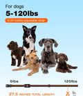Bousnic Dog Shock Collar - 3300Ft Dog Training Collar with Remote for 5-120lbs Small Medium Large Dogs Rechargeable Wate