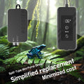 Automatic Reptile Misting & Humidifying System, Auto Rain Sprayer, 2 Nozzles, Auto Reptiles Mister for Terrariums, Chame