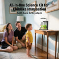 AQUASMITH Beta Fish Tank, 2 Gallon Betta Fish Aquariums with Filter & Light, for Men, Fish Tanks for Kids & Starter, Bla